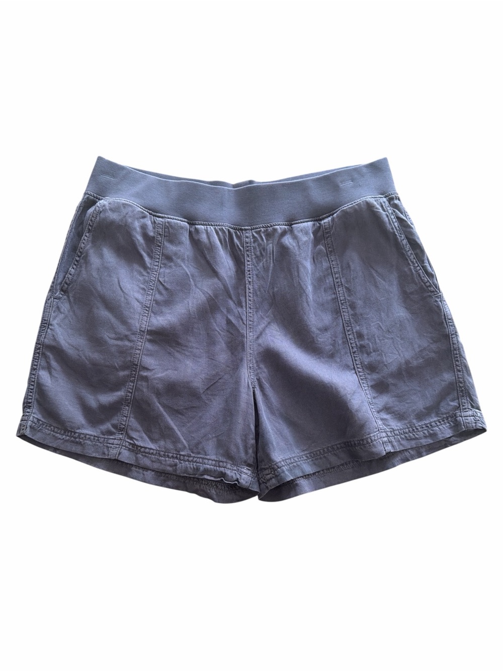 Faherty Casual Elastic Waist Grey Shorts